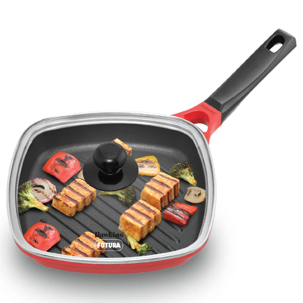 Hawkins Die Cast Nonstick 30 Cm Grill Pan With Lid - A to Z Home Appliances