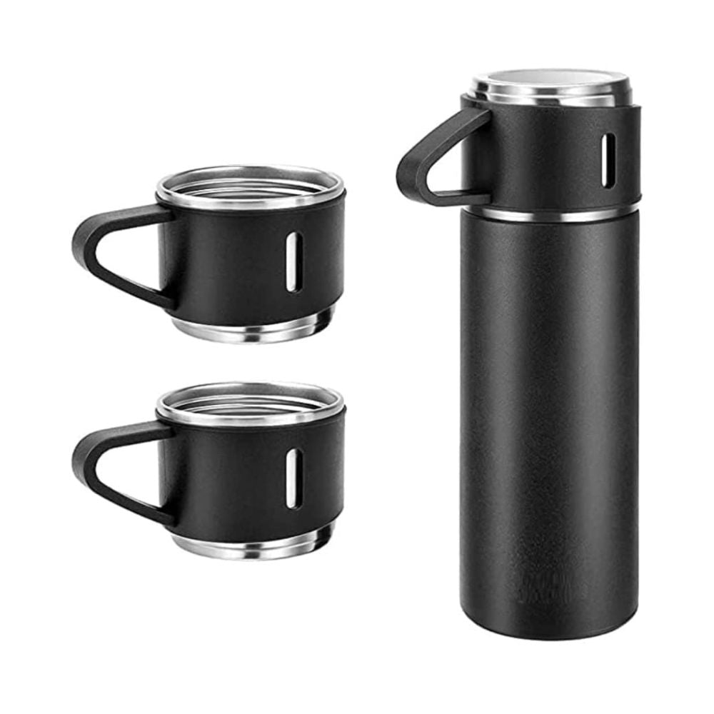 Black Vacuum Flask Set  Kitchen & Tableware Gifts