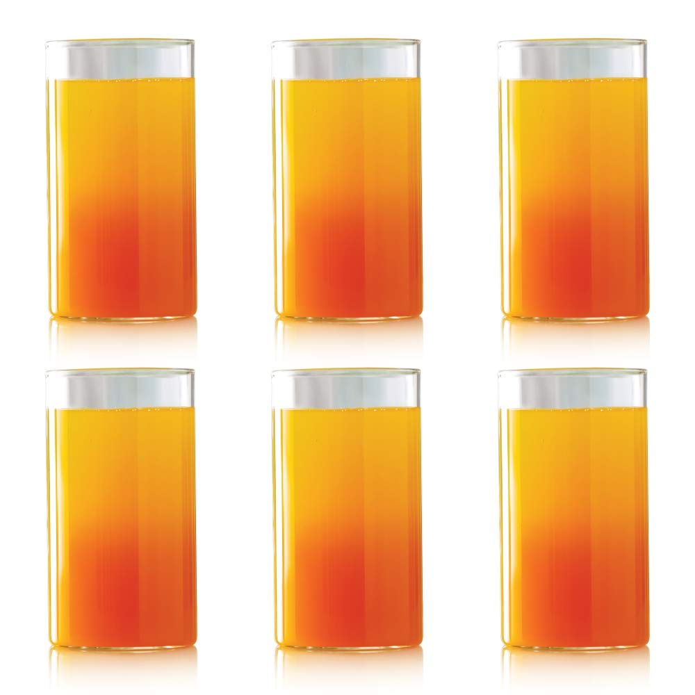 Buy Krystalia Glass, Set of 6 350 ml x 6 at Best Price Online in India -  Borosil