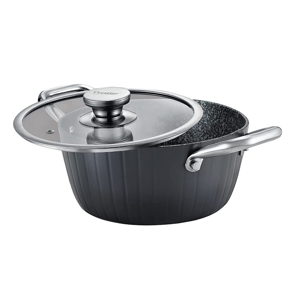 Prestige Durastone Hard Anodised 6 Layer Non-Stick Tea Pan with