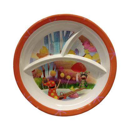 Recon Melamine 3 in 1 Kids Partition Plate - 5