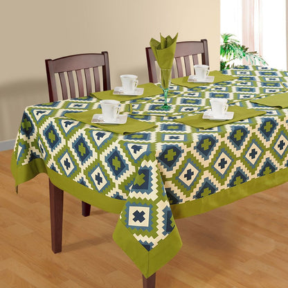 Swayam Shades of Paradise Printed Rectangular Table Cover - 1408 - 1