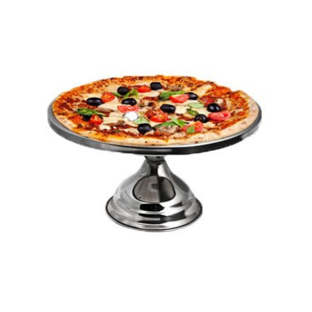 Rasoishop Stainless Steel Cake Stand | Silver - 2