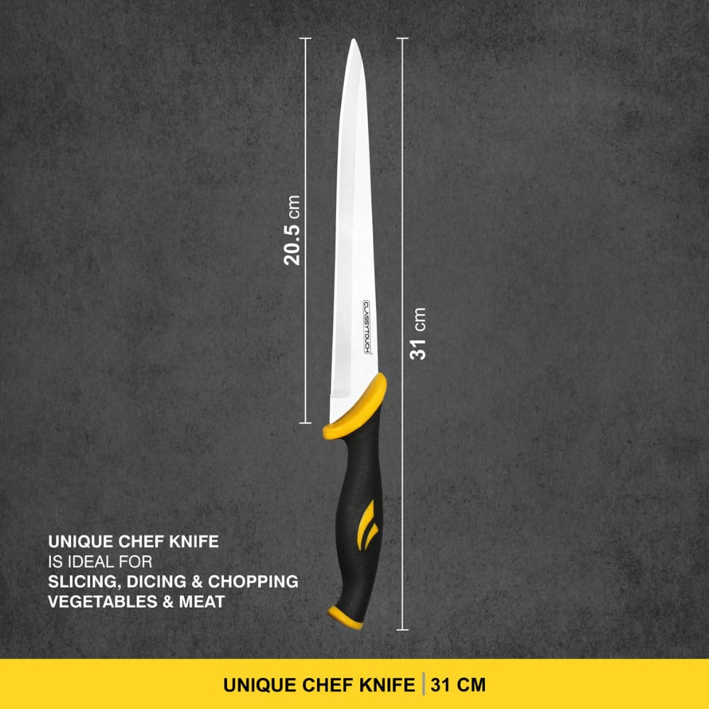 Classy Touch Stainless Steel Kitchen Knife - 3