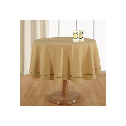 Swayam Plain Flat Round Table Cover - 2