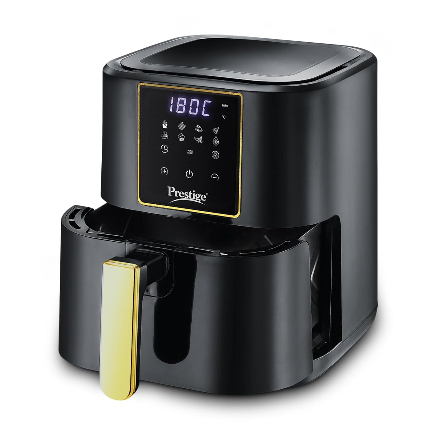 Prestige Nutrifry Electric Digital Air Fryer | 80% less Oil Consumption | 4.5L Capacity | 1200 Watts Power