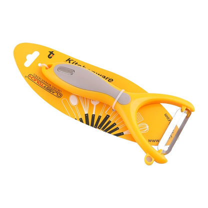 Classy Touch Plastic Y Shaped Peeler with Stainless Steel Blade - 3