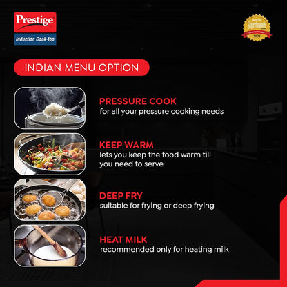 Prestige Induction Cooktop PIC 31.0 V4 2000 Watt | Automatic Whistle Counter | Power Saving Technology