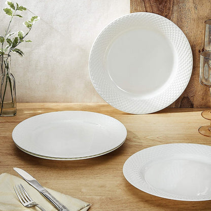 Clay Craft Ceramic Basic Dinner Plate Ripple-1