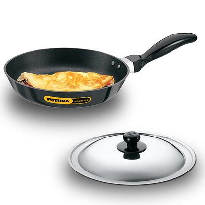 Hawkins Futura Non Stick Fry Pan with Stainless Steel Lid - 1