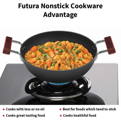 Hawkins Futura Non Stick 3.5 Litre Deep Kadhai - 4