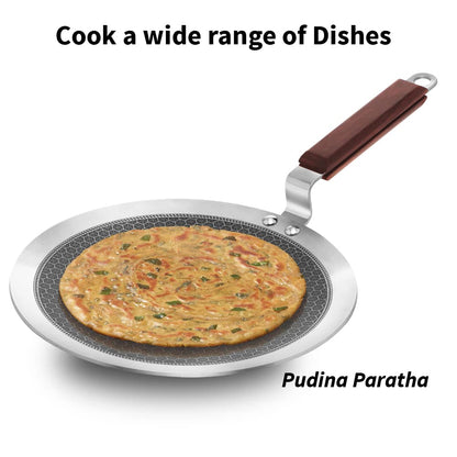 Hawkins Tri-Ply Stainless Steel 24 cm Paratha Tava - 4