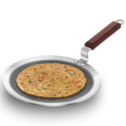 Hawkins Tri-Ply Stainless Steel 24 cm Paratha Tava - 1