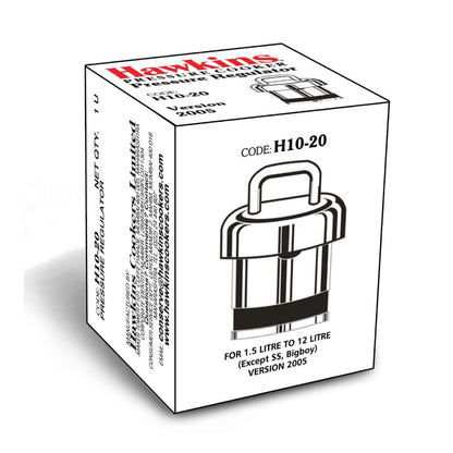 Hawkins Brass Standard H10-20 Vent Weight/Pressure Regulator For All Hawkins Pressure Cookers From 1.5 Litre To 12 Litre - 1