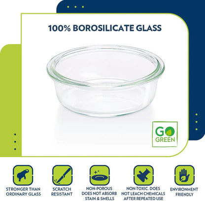 Borosil Round 1400 ML Cake Dish - 5