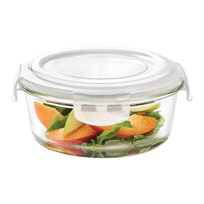 Borosil Klip N Store 400 ML Round Glass Storage Container - 3