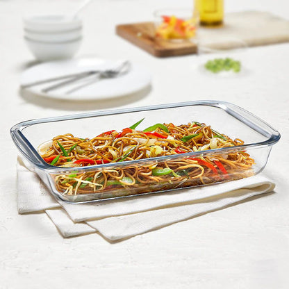 Borosil Rectangular 1500 ML Baking Dish - 1