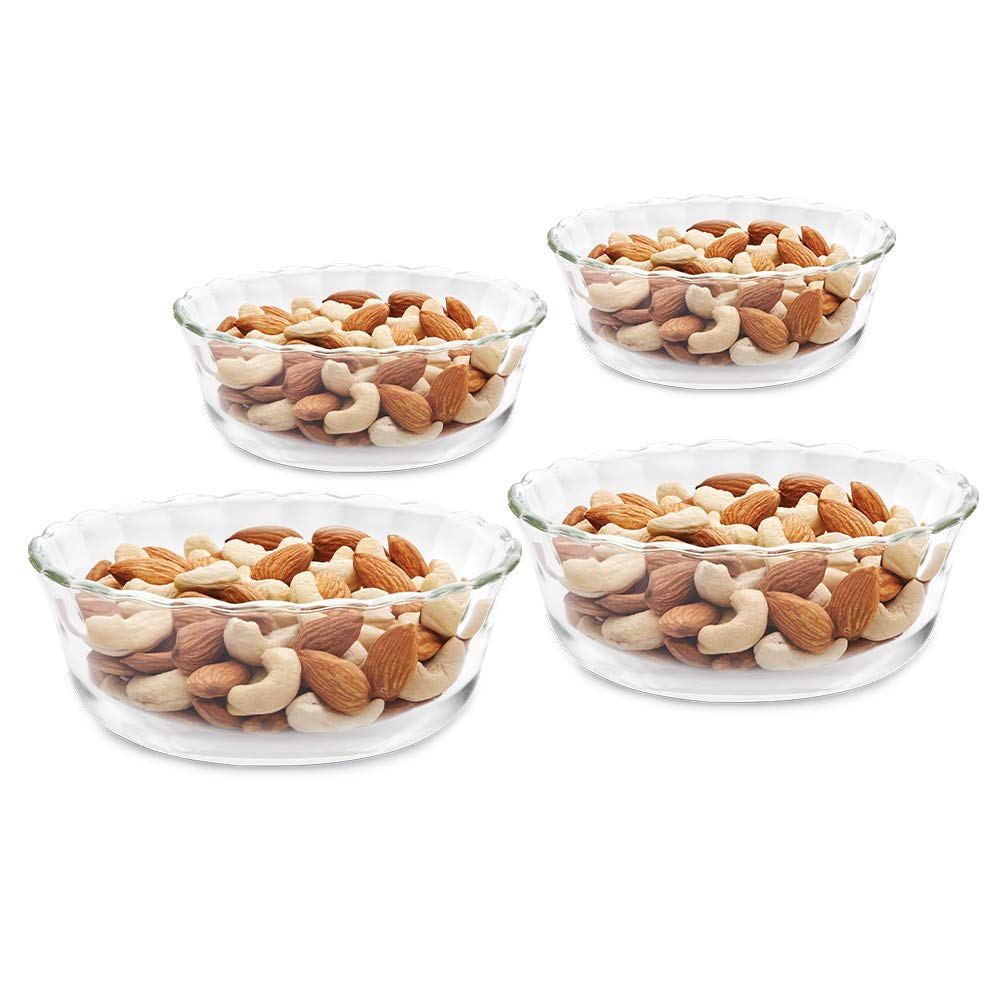 Borosil Designer 430 ML Bowl Set - 4