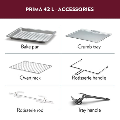 Borosil Prima 42 Litres Digital Oven Toaster & Grill - 8