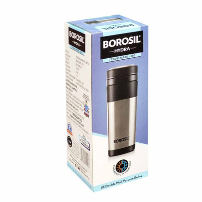 Borosil Travelmate 350 ML Vacuum Insulated Stainless Steel Travel Mug - 9