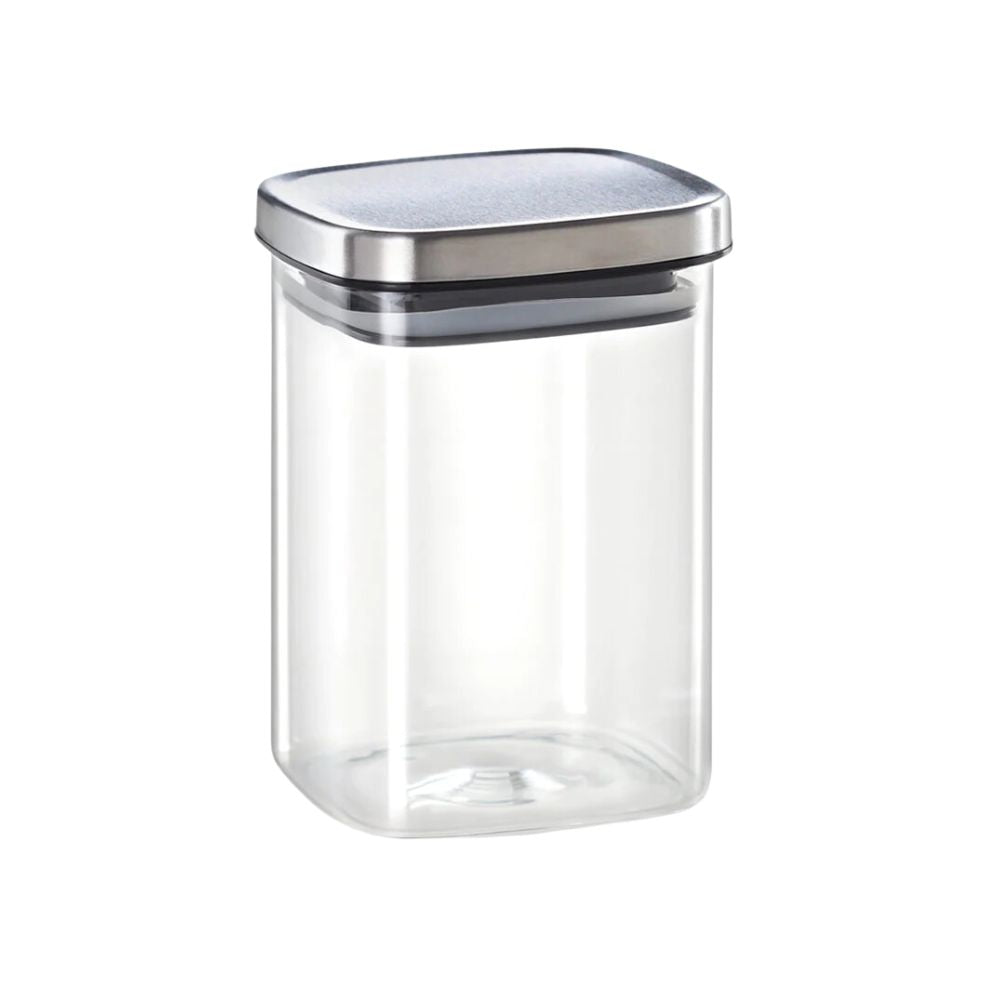 Borosil Classic Square 1000 ML Glass Storage Jar - 2