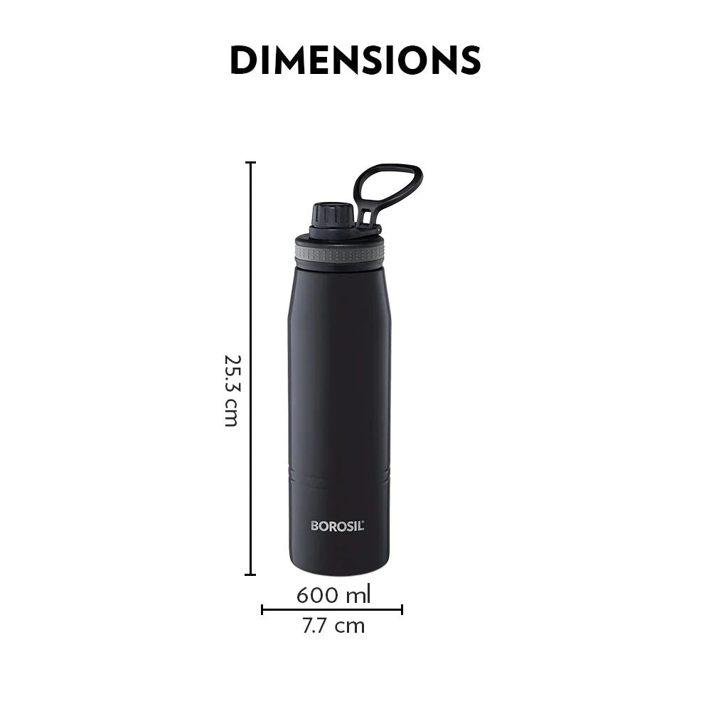 Borosil Stainless Steel Hydra Gosports Vacuum Insulated Water Bottle - 4