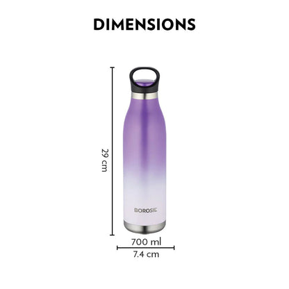 Borosil Stainless Seel Hydra ColourCrush 700 ML Vacuum Insulated Water Bottle - 3