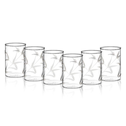 Borosil Bouquet Vision Drinking Glass 295 ml |Transparent |  Set of 6 pcs