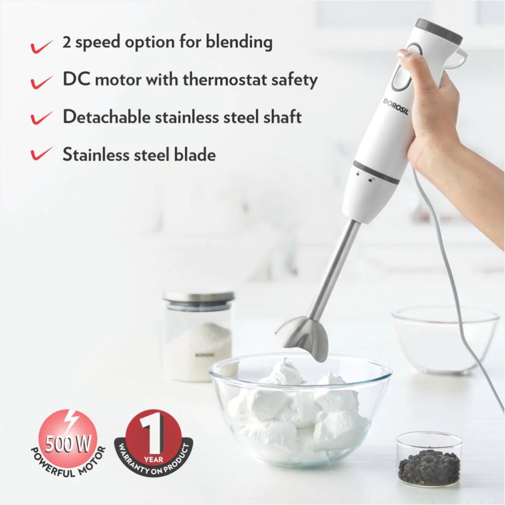 Borosil Masterblend SW21 500 Watt Hand Blender - 4