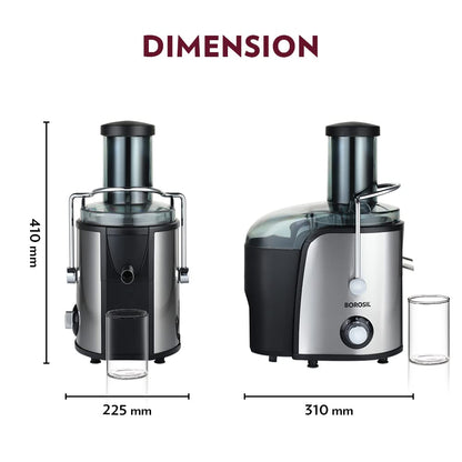 Borosil Primus Plus 800 Watts Centrifugal Juicer - 6