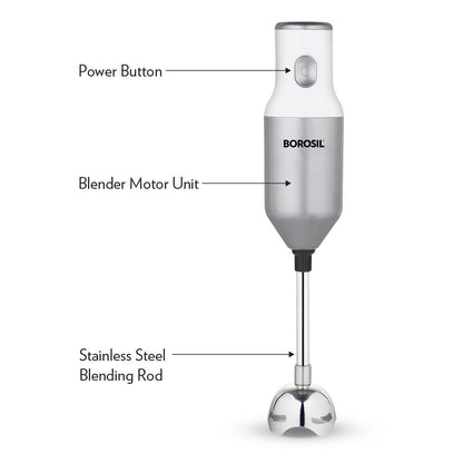 Borosil Masterblend WB31 250 Watt Hand Blender - 5