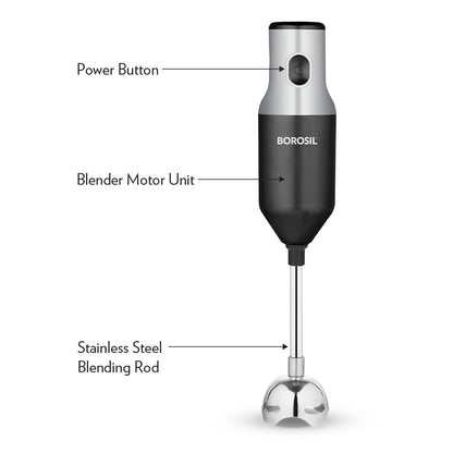 Borosil Masterblend WB32 250 Watt Hand Blender - 5