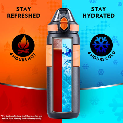 Borosil Hydra Adventure 560 ML Stainless Steel Vacuum Insulated Water Bottle - 11