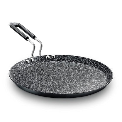 Prestige Durastone Hard Anodised 6 Layer Non-Stick Coating Omni Tawa | 250 MM | 25CM Black only on www.rasoishop.com