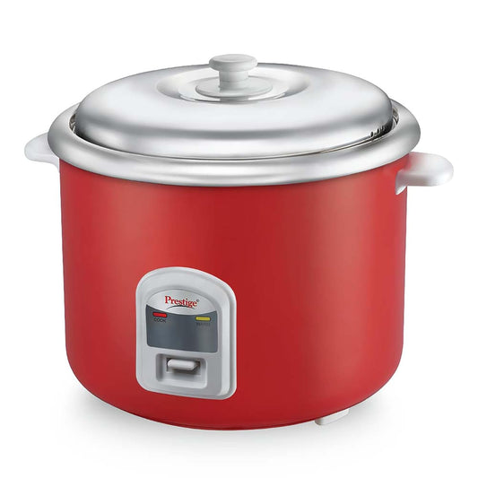 Prestige Delight Cute Electric 2.8 Litre Rice Cooker | 1000 Watts | Red