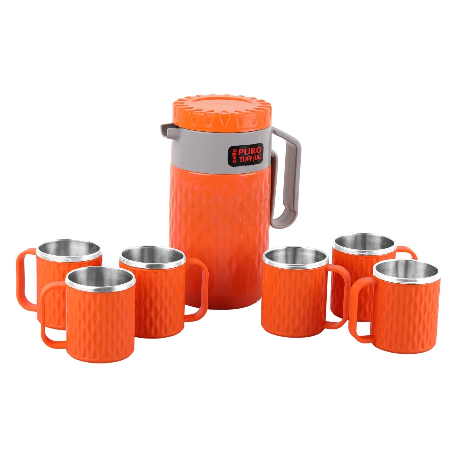 Cello Puro Inner Stainless Steel Tea Break Set | Set of 7 Pcs