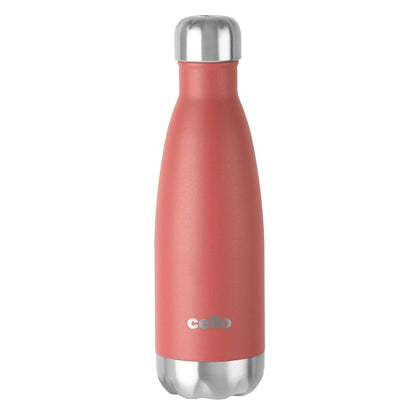 Cello Duro Swift Tuff Steel Water Bottle with Durable DTP Coating | 1 Pc