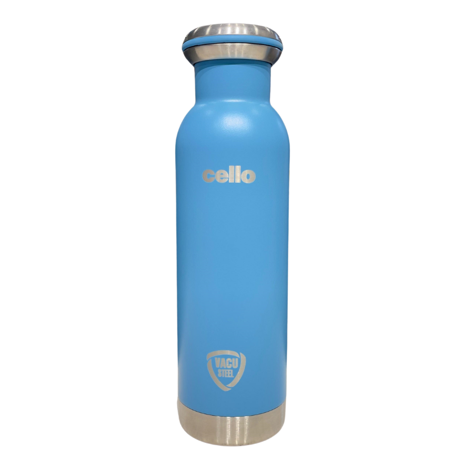 Cello Duro Mac Tuff Steel Water Bottle with Durable DTP Coating | 1 Pc