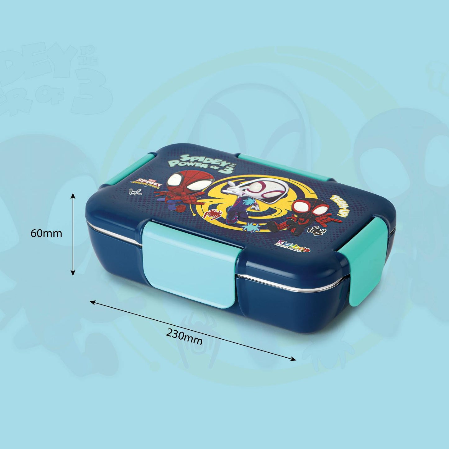 Cello Kidzbee Magnus Plastic Insulated Kids Lunch Box with Inner Steel | 1 Pc