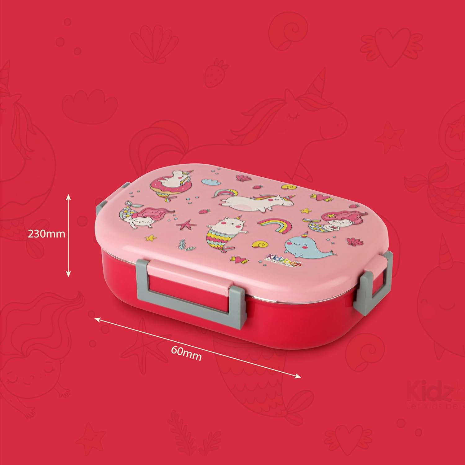 Cello Kidzbee Apollo Plastic Insulated Kids Lunch Box with Inner Steel | 1 Pc