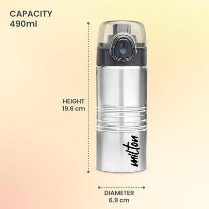 Milton Vogue Stainless Steel Water Bottle | 1 Pc