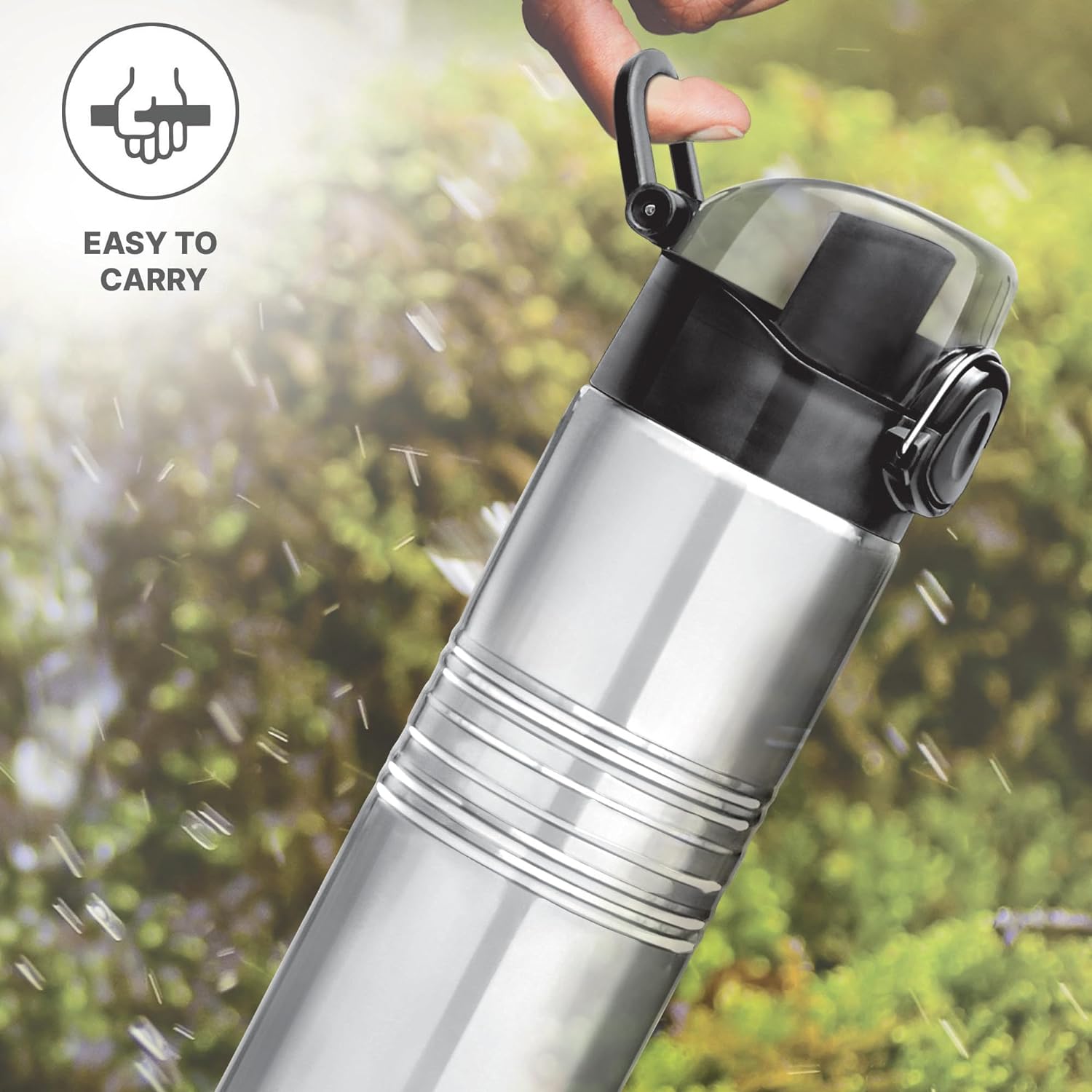 Milton Vogue Stainless Steel Water Bottle | 1 Pc