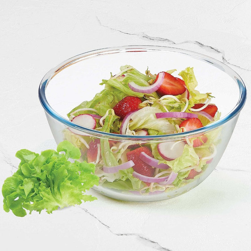 1pc Salad Mixing Bowl, Kitchen Storage Bowl Set, Scald Resistant, Strong  and Large Capacity