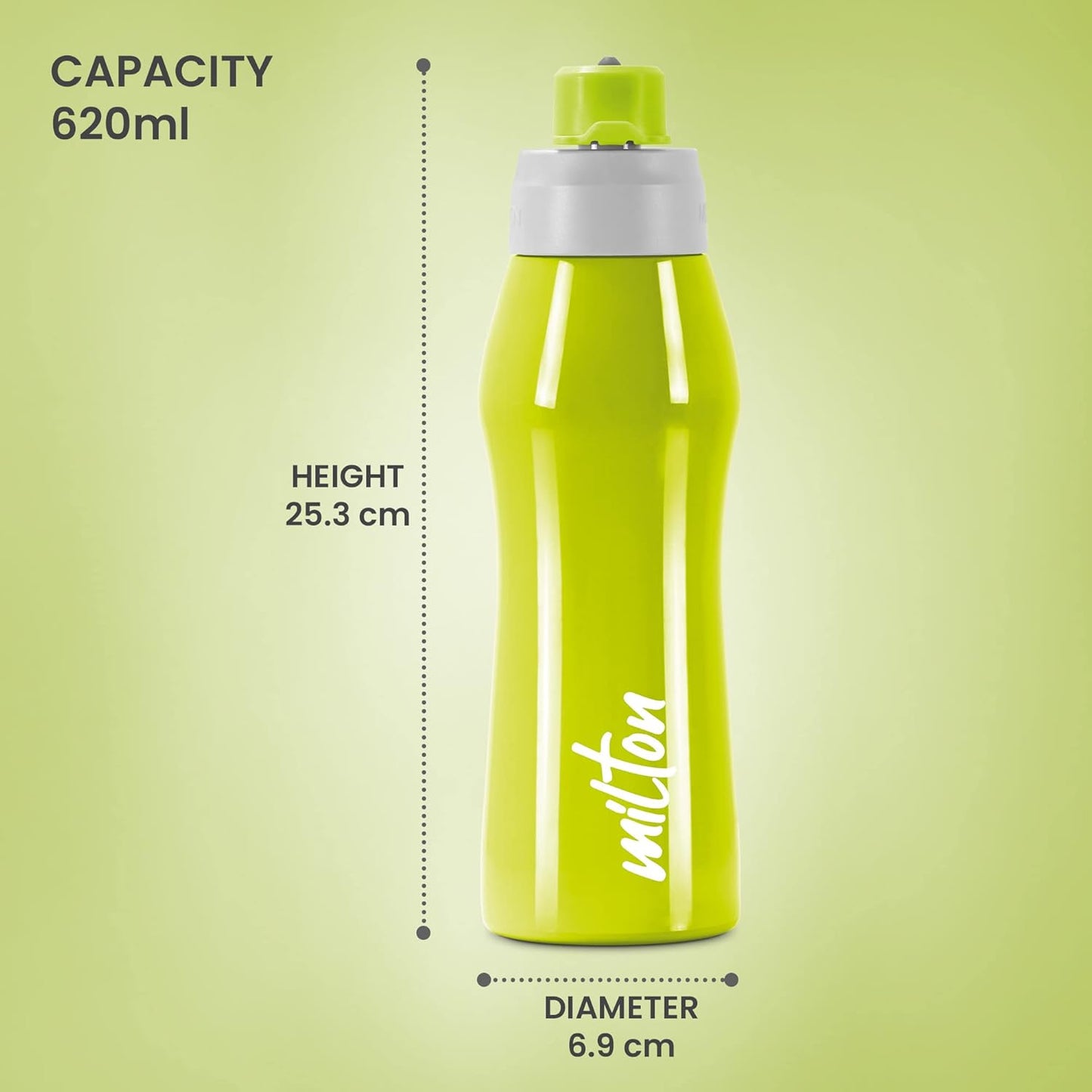 Milton Active Stainless Steel Water Bottle | 1 Pc