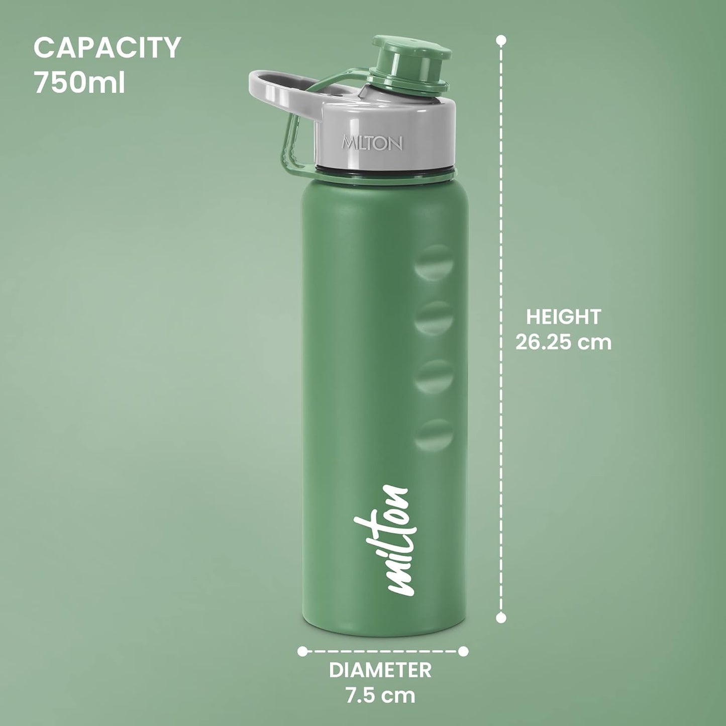 Milton Gripper Stainless Steel Water Bottle | 1 Pc