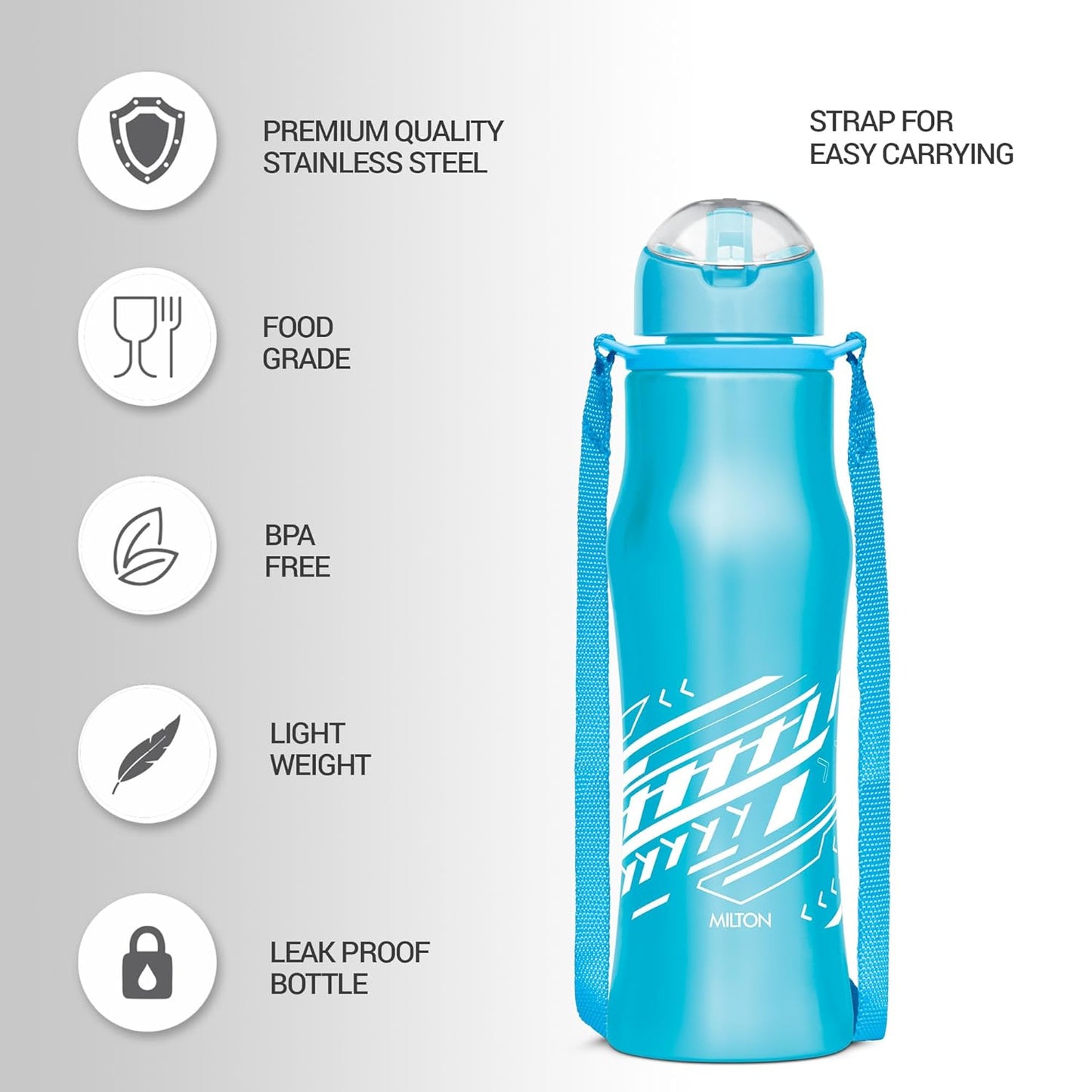 Milton Gaiety Stainless Steel Insulated Water Bottle | 1 Pc