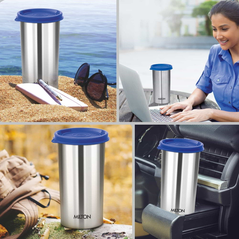 Milton Stainless Steel Tumbler with Lid | 1 Pc