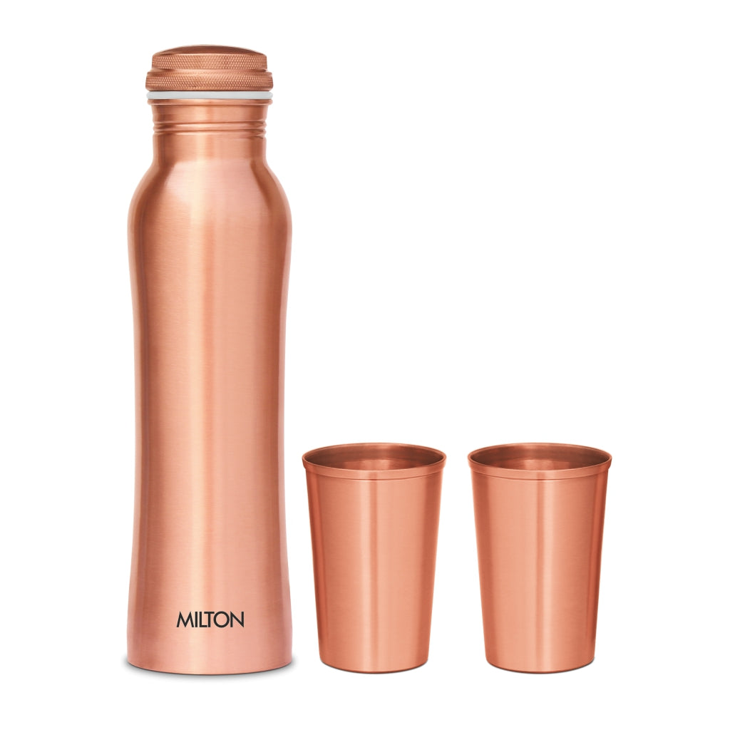 Milton Copperas Gift Set - 1 Bottle + 2 Tumbler | Set of 3 Pcs