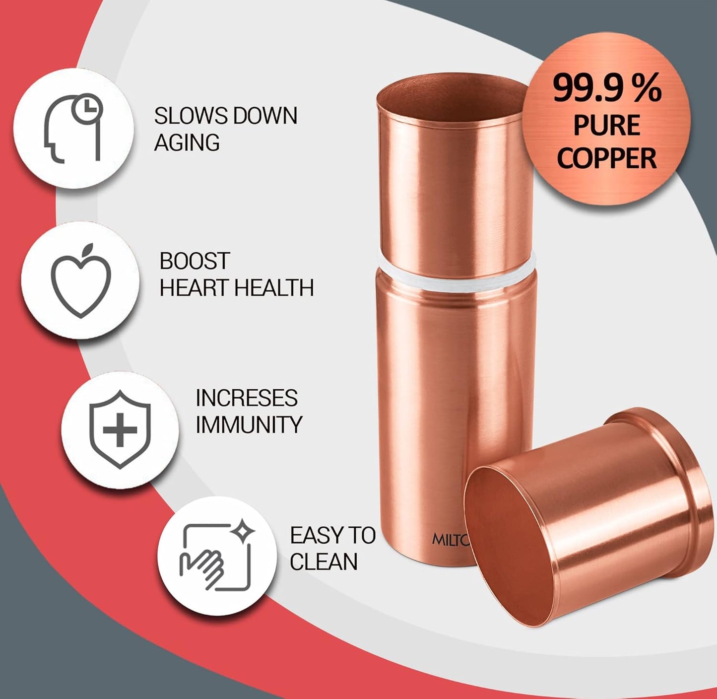 Milton Copper 1250 ML Carafe | 1 Pc