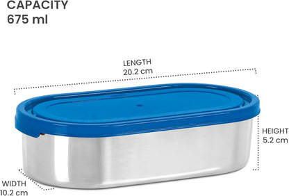 Milton Steel Slider Stainless Steel Container | 1 Pc